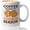Coffee because Cookie Season White, variant on Scout Mug White 11oz - Scout Master Noun Definition - Scout Explorer Adventure Camping Camper Mountain Hiking