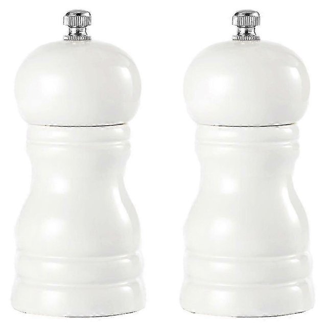 Solid Wood Pepper Grinder Manual Pepper Grinder Seasoning Bottle Pepper Pu Paint Pepper Mill