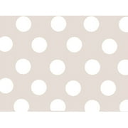 Pack of 1, Polka Dot Pearl Gift Wrap 18" x 833' Gift Wrap Full Ream Roll for Holiday, Party, Kids' Birthday, Wedding & Special Occasion Packaging