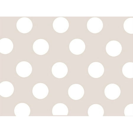 Pack of 1, Polka Dot Pearl Gift Wrap 18" x 833' Gift Wrap Full Ream Roll for Holiday, Party, Kids' Birthday, Wedding & Special Occasion Packaging