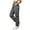 Gray, variant on Vrorvz Cargo Jogger for Womens Drawstring Elastic Waisted Joggers Slim Leg Pant Outdoor Hiking Pants with Pockets