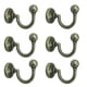 thumbnail image 1 of 6 Unids Sombrero De Bronce Capa Toalla Puerta Baño Aseo Armario Percha Sunnimix Ganchos de tela, 1 of 7