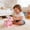 Pink-PK-clearacne, variant on Dyegold Electronic Bouncing Rabbit Toy with Colorful Lights Music Movable Ears for Cute Plush Simulated Bunny 5.3 Inch Battery Operated