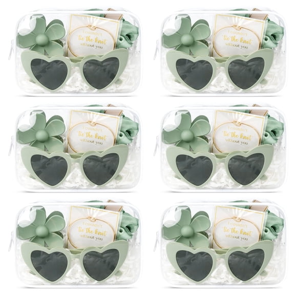 Set de Bolsas para Propuesta de Damas de Honor DEEKA con Bolsa para Maquillaje y Artículos de Tocador