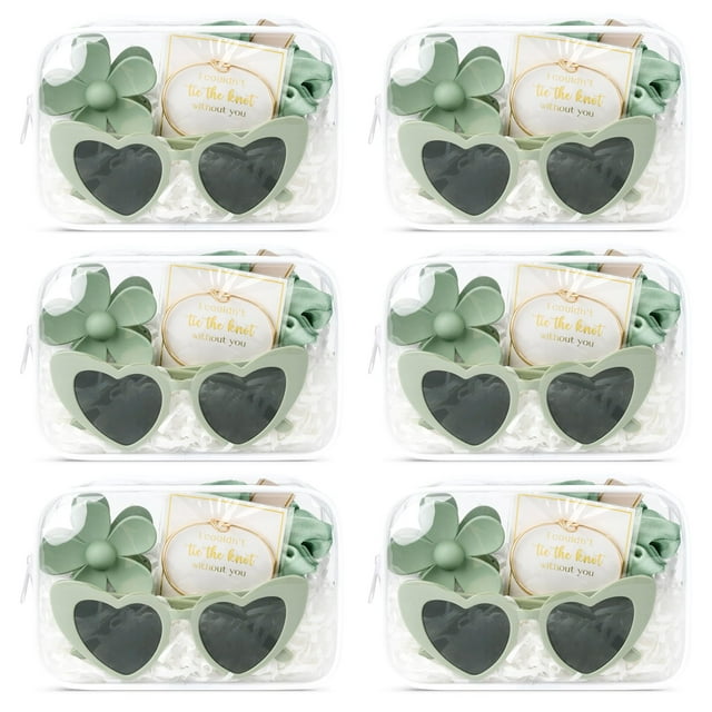 Set de Bolsas para Propuesta de Damas de Honor DEEKA con Bolsa para Maquillaje y Artículos de Tocador