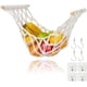 thumbnail image 1 of Hamaca de frutas – Cesta colgante debajo del gabinete – Incluye ganchos – Organización y almacenamiento para ahorrar espacio – Cesta de frutas y red vegetal para cocina – Soporte para hamaca de, 1 of 6