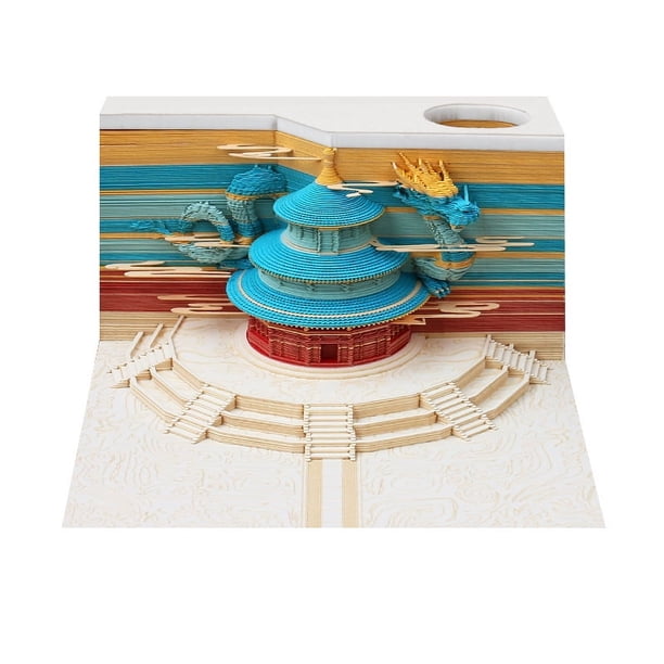 Animación que rodea a One Piece, regalo creativo, papel adhesivo rasgado a mano, papel adhesivo tallado en 3D