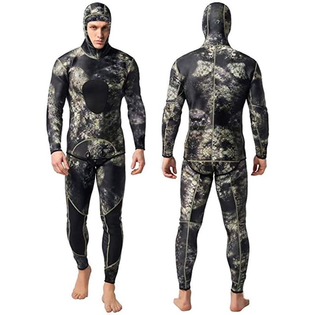 Traje de neopreno Nataly Osmann Camo Spearfishing de 3 mm/1.5 mm de neopreno para hombre