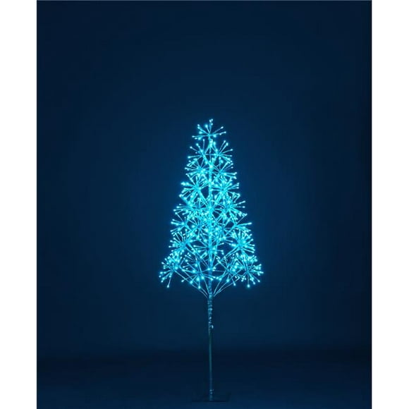 Queens of Christmas LED -TR3D05-LTL 5 Ft. Starburst LED Tree&44; Sarcelle