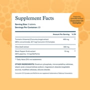 Youtheory Turmeric - 450 mg - With Black Pepper & Olive Leaf - Supports Joint & Brain Health* - Contains Bioenhancers, Curcuminoids & Herbal Extracts - 60 Tablets (20-Day Supply)