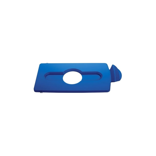 Tapa De Ranura De Papel Rubbermaid Slim Jim Azul 2007890