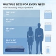 thumbnail image 6 of WISHEAD Cooling Blanket Twin Size, Cooling Comforter for Hot Sleepers, Double-Sided Lightweight Summer Bedding, Soft Breathable All-Season Quilt, (Dark Blue, 68" x 90"), 6 of 8
