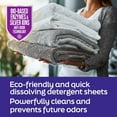 thumbnail image 5 of Premium Dissolvable Laundry Detergent Sheets, Silver Ion Odor Elimination Technology, Powerfully Clean & Prevent Odors, Dissolves Fully, 40 Sheets, Free & Clear, 5 of 5