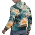 thumbnail image 6 of Salouo Mountain Lotus Serenity Pattern Men's Fall Hoodie Sweatshirt,Sport Hoodie with Pockets for Men Pullover Casual Hooded Sweatshirt-3X-Large, 6 of 7