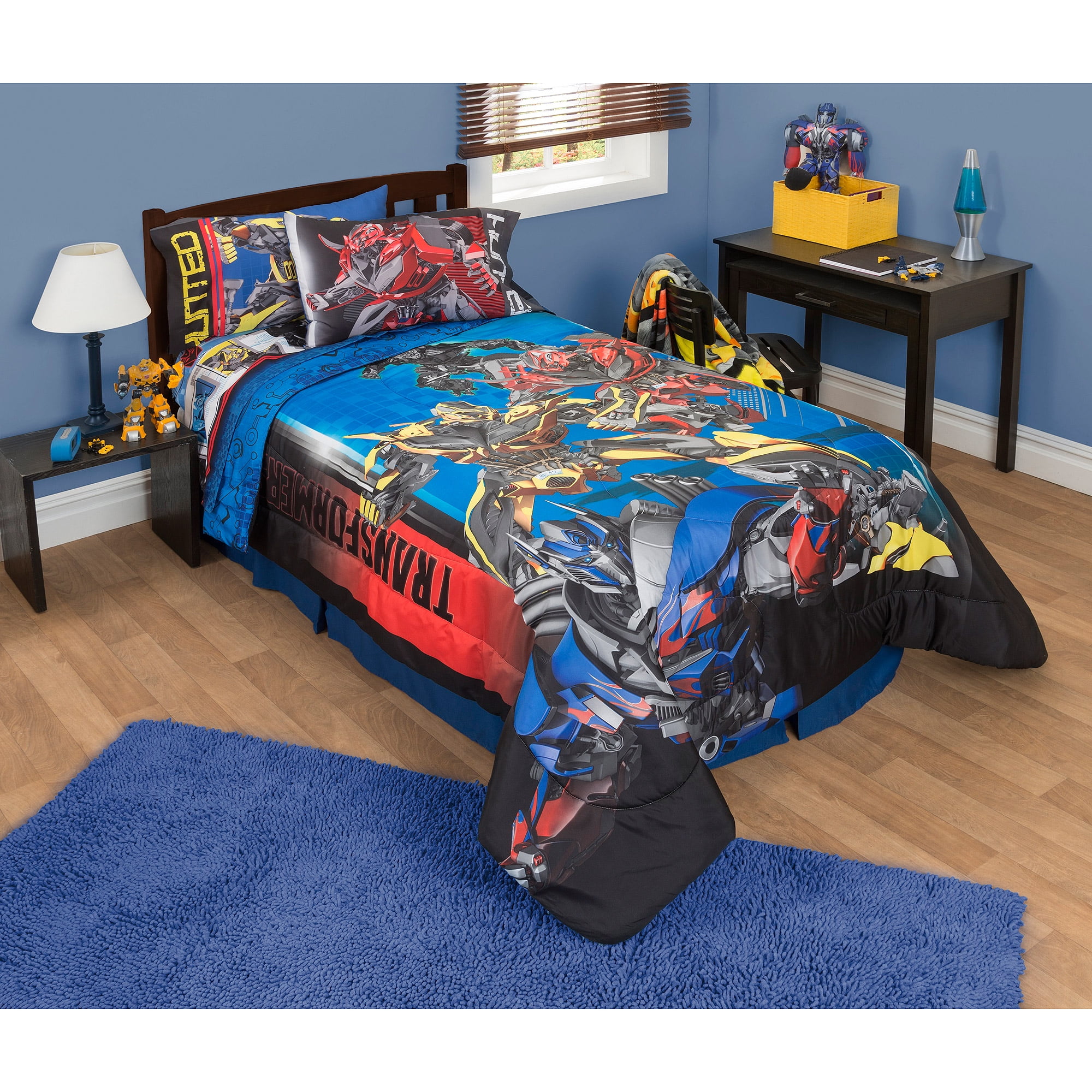 transformers 4 battle royale twin full reversible comforter blue transformer sheets full size