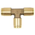 thumbnail image 3 of Mytee Products DOT Brass Push to Connect Fitting, Union Tee Air Brake Tube Fitting, 1/4" Tube OD (5 Pack), 3 of 4