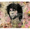 thumbnail image 2 of Wiley, Marta 13x12 Gold Ornate Wood Framed with Double Matting Museum Art Print Titled - Jim Morrison III, 2 of 4