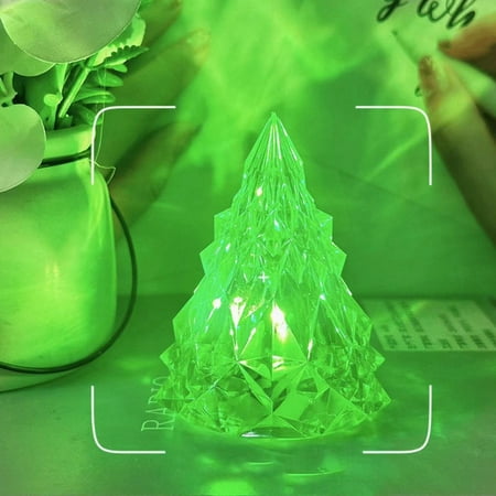 

LED Ambiance Lights Flameless Crystal Mini Light for Living Room Home Office Gifts A