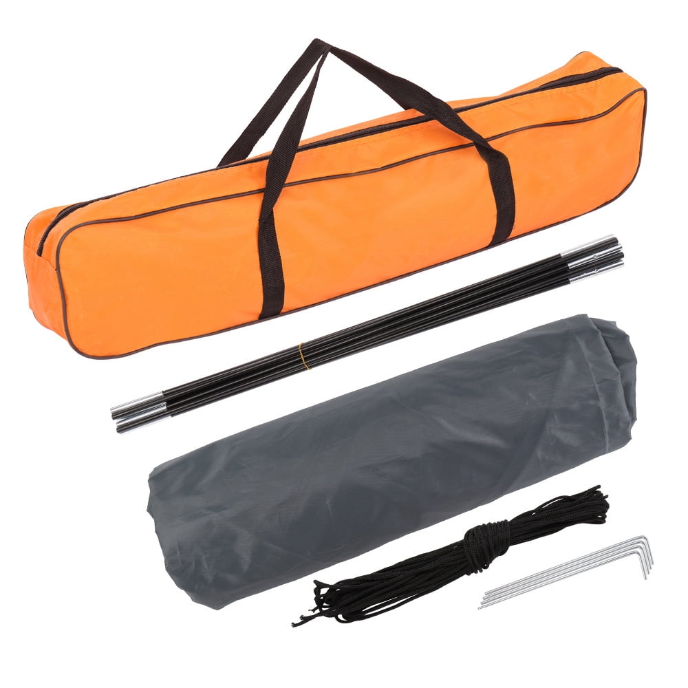2-Person Waterproof Tent with Instant Setup and Ventilation, Lightweight Small Camping Tent with Carrying Bag, for Hiking, Orange and Green