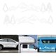 thumbnail image 1 of 2 piezas Pegatinas de calcomanía automáticas de bosque de montaña para coche blanco (198 * 40 cm, un par) Pegatina para puerta lateral de coche Pegatinas para coche, calcomanías de montaña, diseño de, 1 of 5