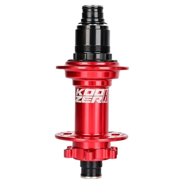 L'arbre de Roue Rapide Relâchement Levier Artisanat Friction Réduction Vélo Fournit Pratique Installation Moyeu Roulement en Alliage d'Aluminium Rouge/148 * 12MMXDXM390