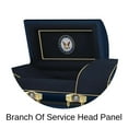 thumbnail image 4 of Titan Casket, Veteran Select Navy XL Steel Casket (29" Oversize) with Navy Head Panel, 4 of 5