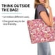 thumbnail image 2 of Balery Sweet Bolsa Tote Estilo Estético con Cremalleras, Bolsa de Hombro, Bolsa de Compras Grande y Plegable, 2 of 8