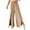 Khaki, variant on Wide Leg Pants for Women Front Split Drawstring High Waisted Pleated Flowy Pants Casual Fall Travel Lounge Pants with Pockets