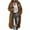 Brown, variant on ZQUUVOU Women's Long Corduroy Coat Open Front Cardigan with Pocket Lapel Collar Button Soft Sweater Warm Knitwear Blue