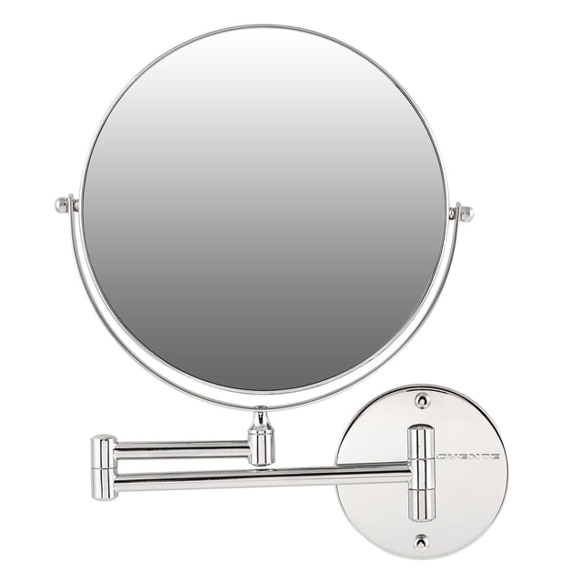 Espejo de maquillaje de pared OVENTE 9 con aumento de 1X/7X
