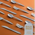 thumbnail image 4 of PLASTICPRO Plastic Silverware Kitchen Utensil Set Disposable Plastic Forks, Spoons and Knives, 400 Pack, 4 of 7