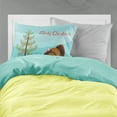 thumbnail image 2 of Carolines Treasures BB9353PILLOWCASE Bronze Turkey Christmas Fabric Standard Pillowcase Teal Standard multicolor, 2 of 2