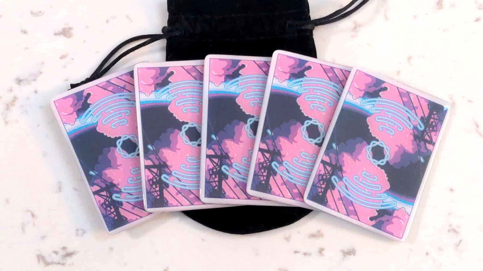 X-Decks Lofi & Face Playing P1Packet Cards Cardistry Trainers by @p1customs