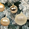 thumbnail image 6 of 36 pcs Christmas Ball Ornaments 2.36 Inches Hanging Ornaments Neutral Ornament Set Christmas Baubles Hanging Balls for Holiday Xmas Tree Wedding Decorations The Holiday, 6 of 6