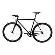 Golden Cycles Single Speed Fixie Bike – Lightweight Steel Frame, Flip-Flop Hub, 700c Wheels, Multiple Sizes & Deep V Rims (Vader, 52)