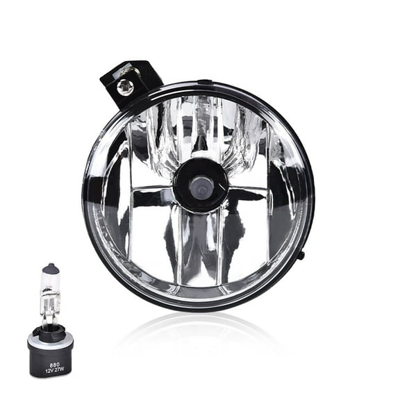 Front Bumper Fog Lights w/Bulbs Left Side Fit for Dakota Pickup Truck SUV 2001-2004/Dodge Durango 2001-2003 Fog Lamps