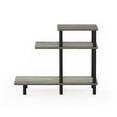 thumbnail image 3 of Pemberly Row Table d'Appoint de Canapé à 3 Niveaux en Bois Turn-N-Tube, Chêne Gris/noir, 3 of 6