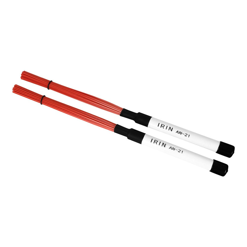 1 Pair Professional Cajon Drum Jazz Drum Brush Rod Sticks Percussion Parts Nylon
