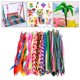 thumbnail image 2 of Kit de manualidades y materiales para niños todo en 1: pompones para hacer tú mismo, juego de manualidades escolares Tipo D, 2 of 9
