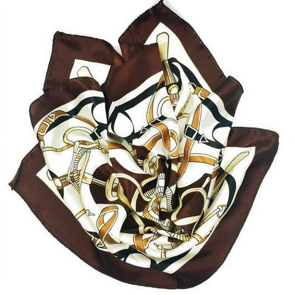 Women Elegant Modern Industrial Brown Scarf