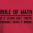 thumbnail image 3 of CafePress - Rule Of Math T Shirt - Men's Classic Graphic Cotton T-Shirt, 3 of 4