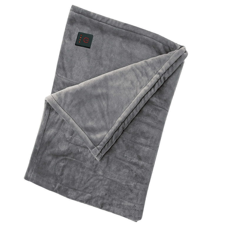 Brookstone, 50x60 Heated Plush Throw w/ Built in Remote (Choose Color  Pattern) - Walmart.com