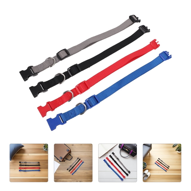 BESTYASH 4Ud Collar De Nylon Transpirable Y Ajustable Con Visibilidad Para Perros De Raza Y