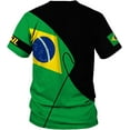 thumbnail image 4 of Personalized Brasil Shirt for Men Women, Brazilian Jersey Tshirt Hoodie Sweatshirt, Brazil World Cup Soccer Shirts (T-shirt, S), 4 of 10