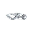 thumbnail image 2 of 1ct Diamond Engagement Matching Wedding Ring Set 14K White Gold, 2 of 4