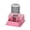 Pink, variant on Space Saving Multifunctional Water Feeder With Visible Water Bottle For Turtles Lizards Tortoises Amphibians