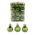 thumbnail image 2 of Avdjesfny - Adornos pequeños para árbol de Navidad, colgante para árbol de Navidad, bola de decoración navideña, bola de exhibición navideña, colgante de 3 cm, 24 unidades, 2 of 6
