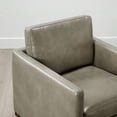 thumbnail image 4 of CHITA Swivel Accent Chairs for Living Room, Comfortable Arm Chairs for Bedroom,Faux Leather in Gray, 4 of 11