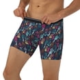 thumbnail image 3 of Picia Colorful Dreamcatcher1 Pattern Men's Athletic Long Leg Briefs , Performance Stretch Underwear，Moisture-Wicking, 3 of 7