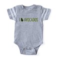 thumbnail image 1 of CafePress - I Love Avocados - Cute Infant Baby Football Bodysuit, 1 of 1